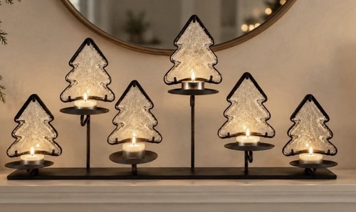 Christmas candle holder - christmas,