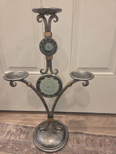 Vintage large ornate pewter - vintage,