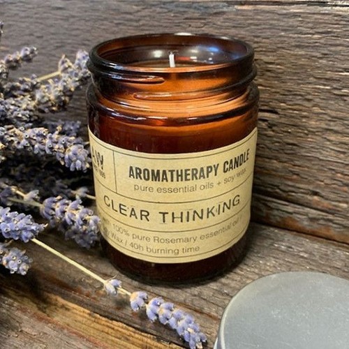 Aromatherapy candle clear - -,