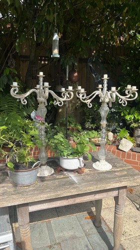 Large glass steel - x, &