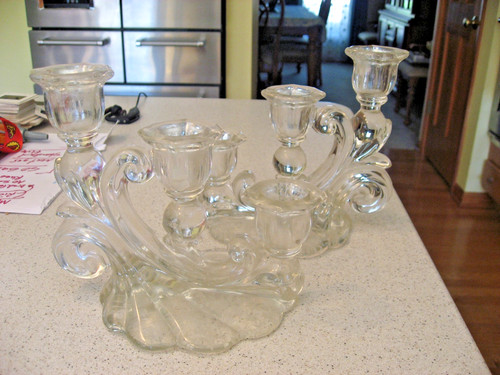 Vtg set cambridge etched - of,