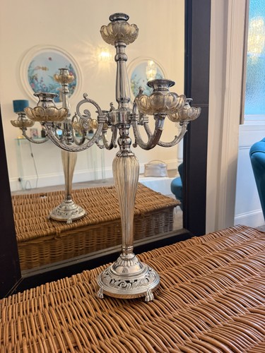Large vintage silver plated - silver, 5