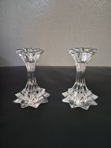 Pair vintage crystal - pair,