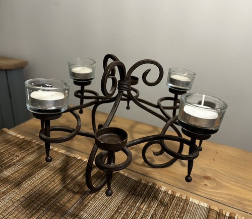 Vintage black large wrought - vintage,