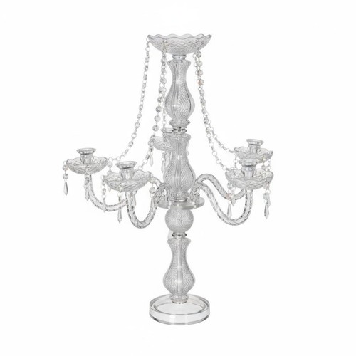 Crystal candelabra elegant - candelabra,