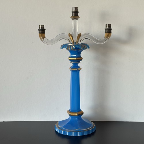 Antique french blue opaline - antique,
