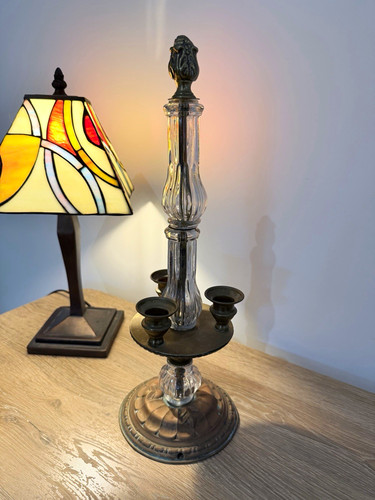 Arm brass clear glass - clear,