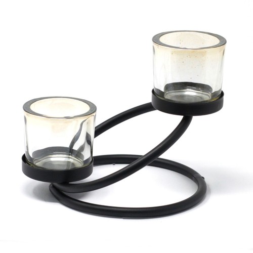 Centrepiece iron votive candle - centrepiece,