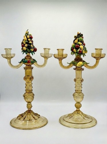 Murano art glass - art, candelabra