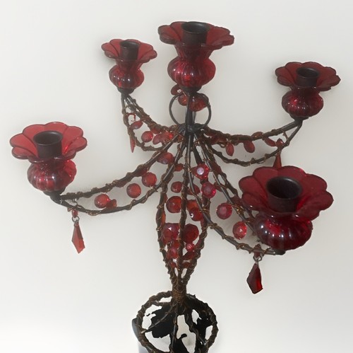 Handmade arm red glass - handmade,