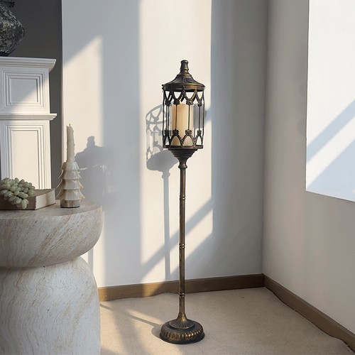 Tall antique gold metal - tall,